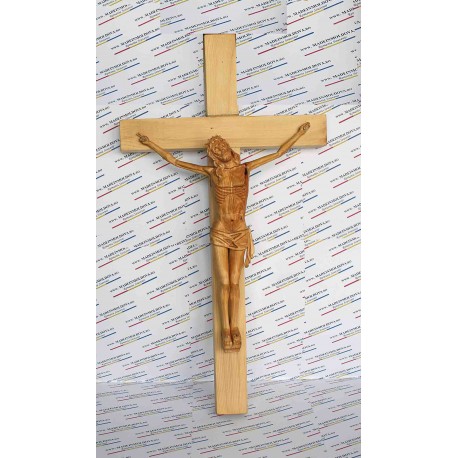 Cruce sculptata in lemn de tei